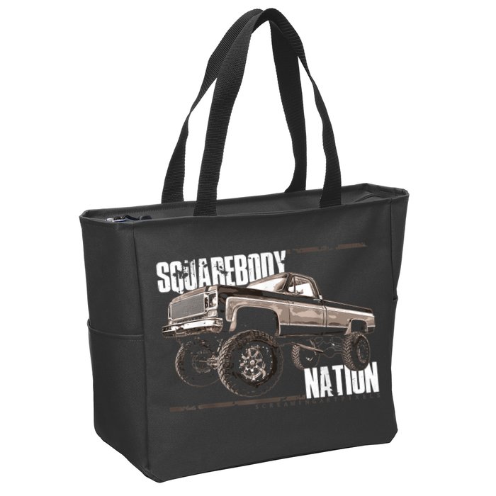Squarebody Classic Square Body Zip Tote Bag
