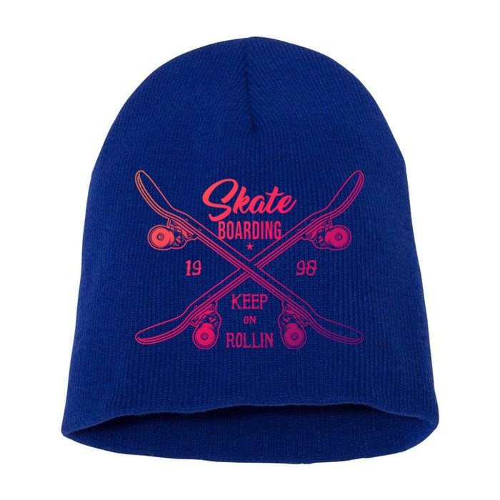 Santa Cruz Skateboards Skate Or Die Street Wear Gift Short Acrylic Beanie