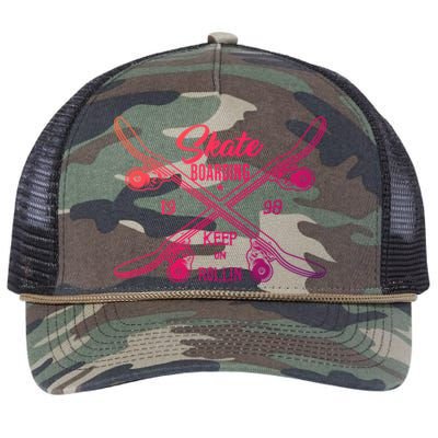 Santa Cruz Skateboards Skate Or Die Street Wear Gift Retro Rope Trucker Hat Cap