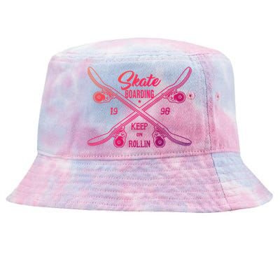 Santa Cruz Skateboards Skate Or Die Street Wear Gift Tie-Dyed Bucket Hat