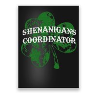 Shenanigans Coordinator Shenanigator St Patricks Day Cheeky Poster