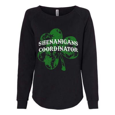 Shenanigans Coordinator Shenanigator St Patricks Day Cheeky Womens California Wash Sweatshirt