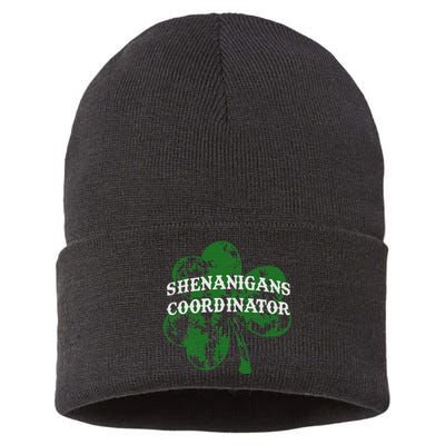 Shenanigans Coordinator Shenanigator St Patricks Day Cheeky Sustainable Knit Beanie