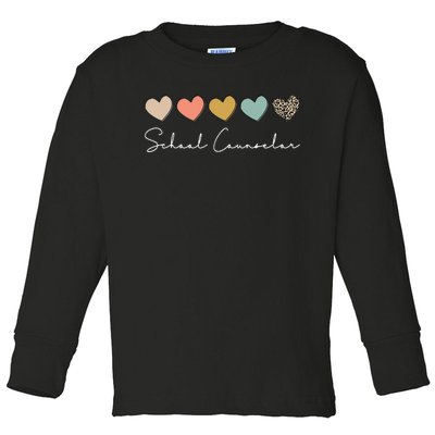 School Counselor Teacher Counseling Office School Guidance Toddler Long Sleeve Shirt