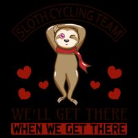 Sloth Cycling Team We'll Get There When We Get There Impact Tech Backpack