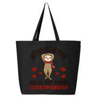 Sloth Cycling Team We'll Get There When We Get There 25L Jumbo Tote