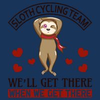 Sloth Cycling Team We'll Get There When We Get There Infant Baby Jersey Bodysuit