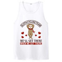 Sloth Cycling Team We'll Get There When We Get There PosiCharge Competitor Tank