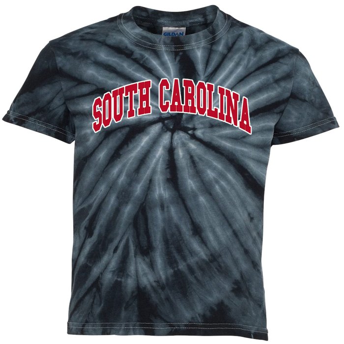 South Carolina Throwback Design Classic Kids Tie-Dye T-Shirt