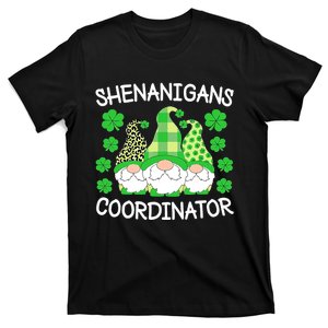 Shenanigans Coordinator Teachers St Patricks Day Gnomes T-Shirt