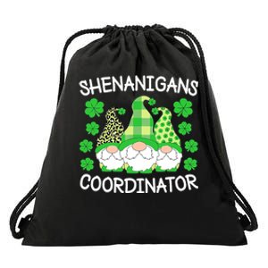 Shenanigans Coordinator Teachers St Patricks Day Gnomes Drawstring Bag