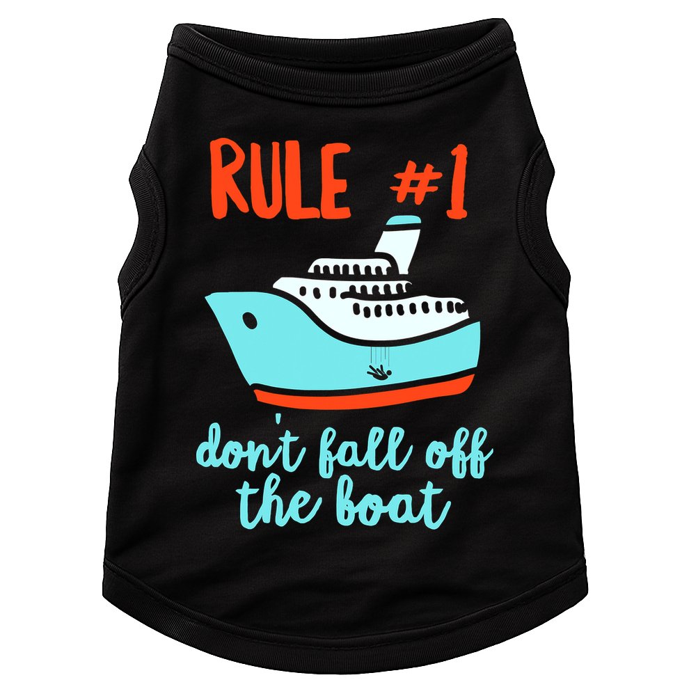 Summer Cruising Trip Funny Don't Fall Off The Boat Doggie Tank