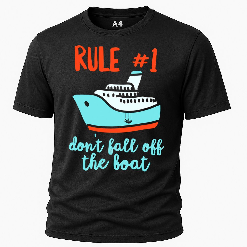 Summer Cruising Trip Funny Don't Fall Off The Boat Performance Shirt
