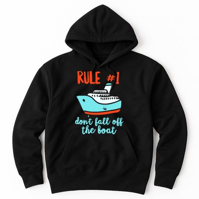 Summer Cruising Trip Funny Don't Fall Off The Boat Hoodie