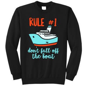 Summer Cruising Trip Funny Don't Fall Off The Boat Sweatshirt