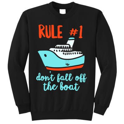 Summer Cruising Trip Funny Don't Fall Off The Boat Sweatshirt