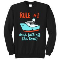 Summer Cruising Trip Funny Don't Fall Off The Boat Sweatshirt