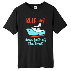 Summer Cruising Trip Funny Don't Fall Off The Boat Tall Fusion ChromaSoft Performance T-Shirt