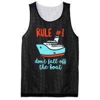 Summer Cruising Trip Funny Don't Fall Off The Boat Mesh Reversible Basketball Jersey Tank