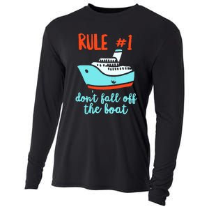 Summer Cruising Trip Funny Don't Fall Off The Boat Cooling Performance Long Sleeve Crew