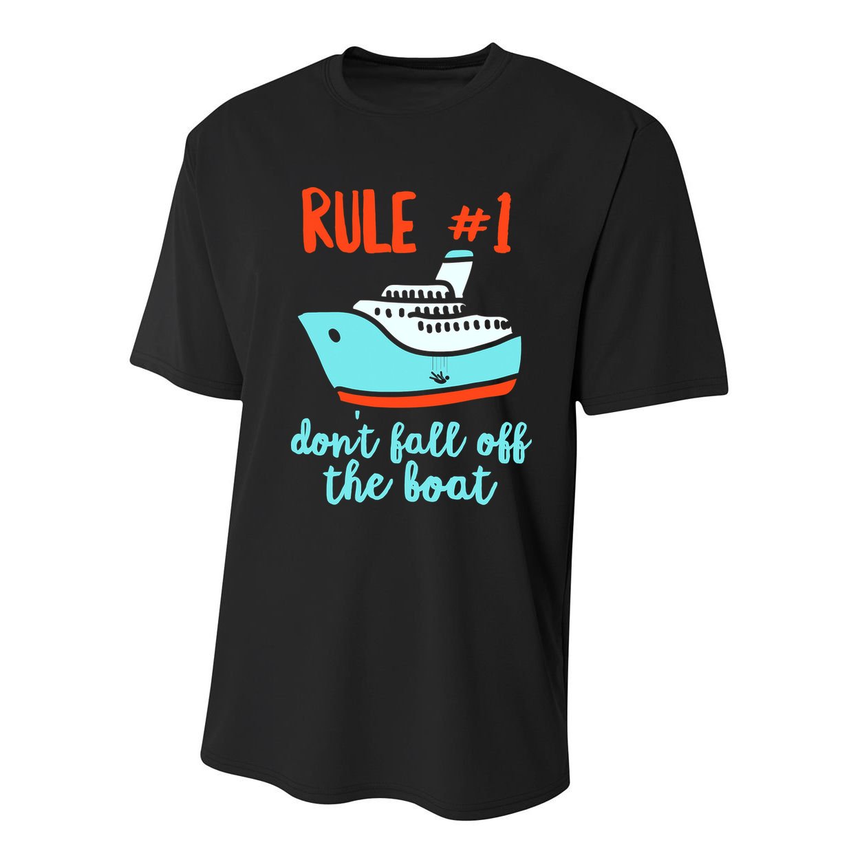 Summer Cruising Trip Funny Don't Fall Off The Boat Youth Performance Sprint T-Shirt