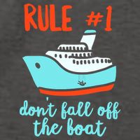 Summer Cruising Trip Funny Don't Fall Off The Boat Vector Backpack