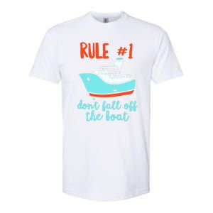 Summer Cruising Trip Funny Don't Fall Off The Boat Softstyle CVC T-Shirt