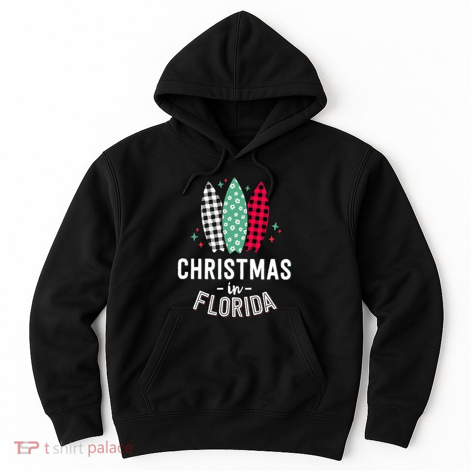 SunKissed Christmas Tropical Family Vacation in Florida Hoodie