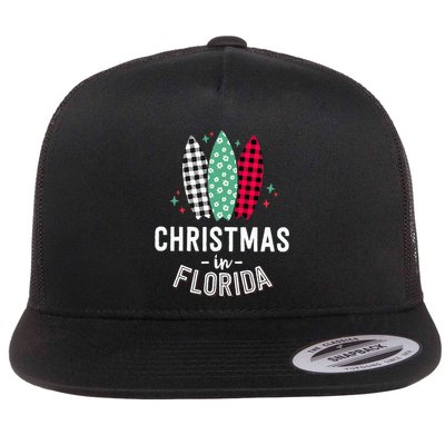 SunKissed Christmas Tropical Family Vacation in Florida Flatbill Hat