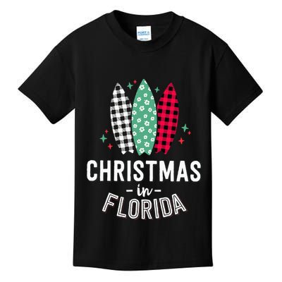 SunKissed Christmas Tropical Family Vacation in Florida Kids T-Shirt