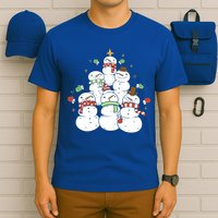 Snowman Christmas Tree Cute Holiday T-Shirt