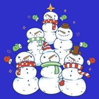 Snowman Christmas Tree Cute Holiday T-Shirt