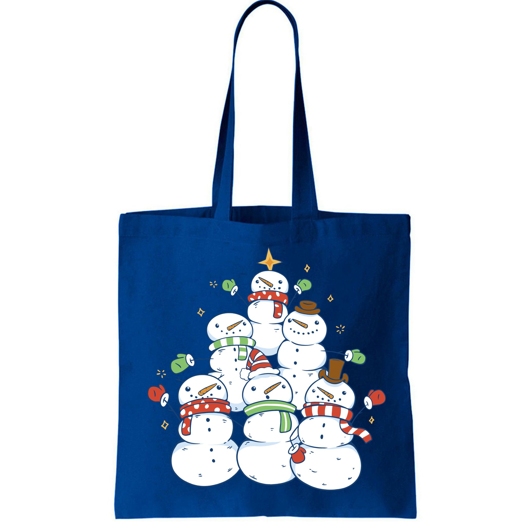 Snowman Christmas Tree Cute Holiday Bag