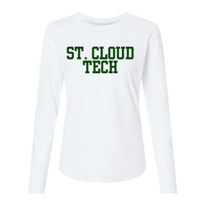 St. Cloud Technical Womens Cotton Relaxed Long Sleeve T-Shirt