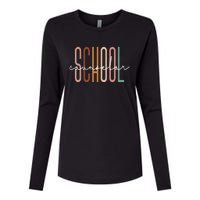 School Counselor Teacher Counseling Office School Guidance Womens Cotton Relaxed Long Sleeve T-Shirt