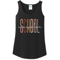 School Counselor Teacher Counseling Office School Guidance Ladies Essential Tank