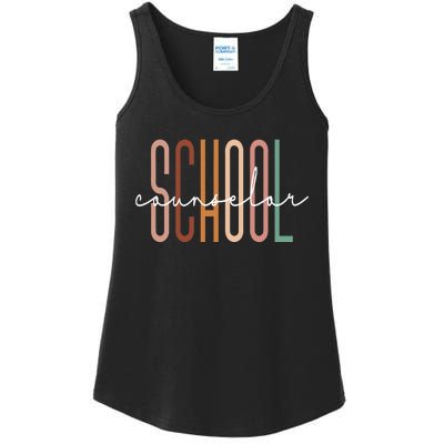 School Counselor Teacher Counseling Office School Guidance Ladies Essential Tank