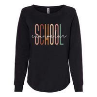 School Counselor Teacher Counseling Office School Guidance Womens California Wash Sweatshirt