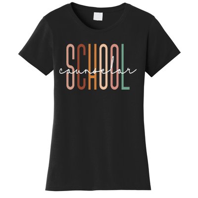 School Counselor Teacher Counseling Office School Guidance Women's T-Shirt