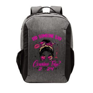 Say Cousins Trip 2024 Vacation Travel Cousin Weekend Vector Backpack