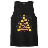 Softball Christmas Tree Light Xmas Softball Girl PosiCharge Competitor Tank