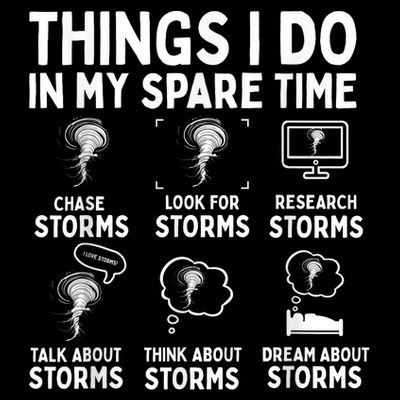 Storm Chaser Tornado Chasing Funny Twister Chasers T-Shirt