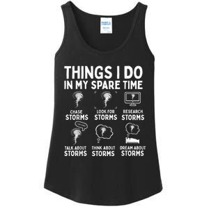 Storm Chaser Tornado Chasing Funny Twister Chasers Ladies Essential Tank