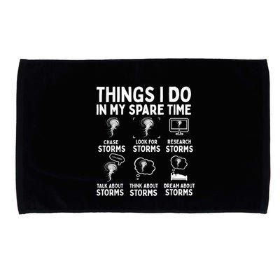 Storm Chaser Tornado Chasing Funny Twister Chasers Microfiber Hand Towel