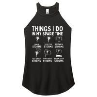 Storm Chaser Tornado Chasing Funny Twister Chasers Women's Perfect Tri Rocker Tank