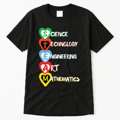 Steam Colorful Technical Sciences And Creativity Tall T-Shirt