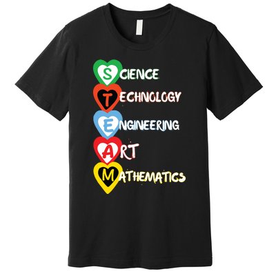 Steam Colorful Technical Sciences And Creativity Premium T-Shirt