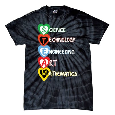 Steam Colorful Technical Sciences And Creativity Tie-Dye T-Shirt