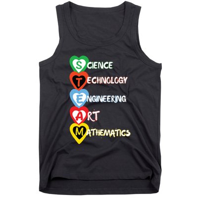 Steam Colorful Technical Sciences And Creativity Tank Top