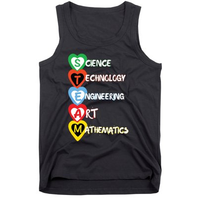 Steam Colorful Technical Sciences And Creativity Tank Top